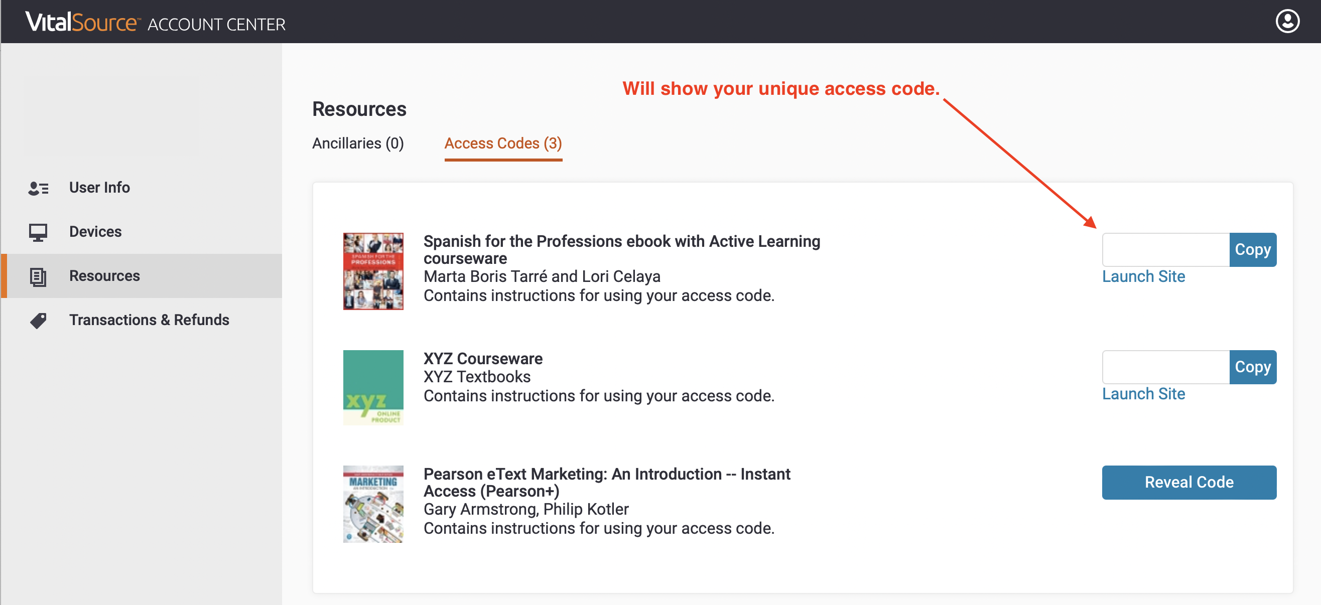 How do I redeem my Publisher Access Code? VitalSource Support