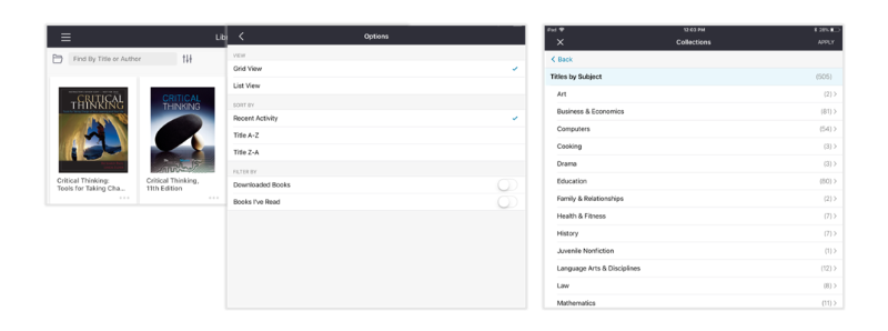 Content search filters