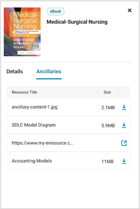 View Ancillaries Screeshot