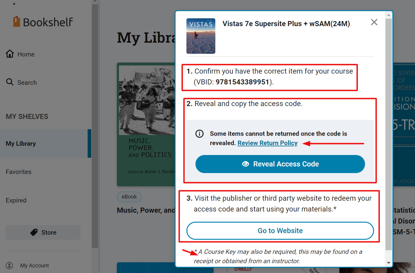 Access code Popup.png