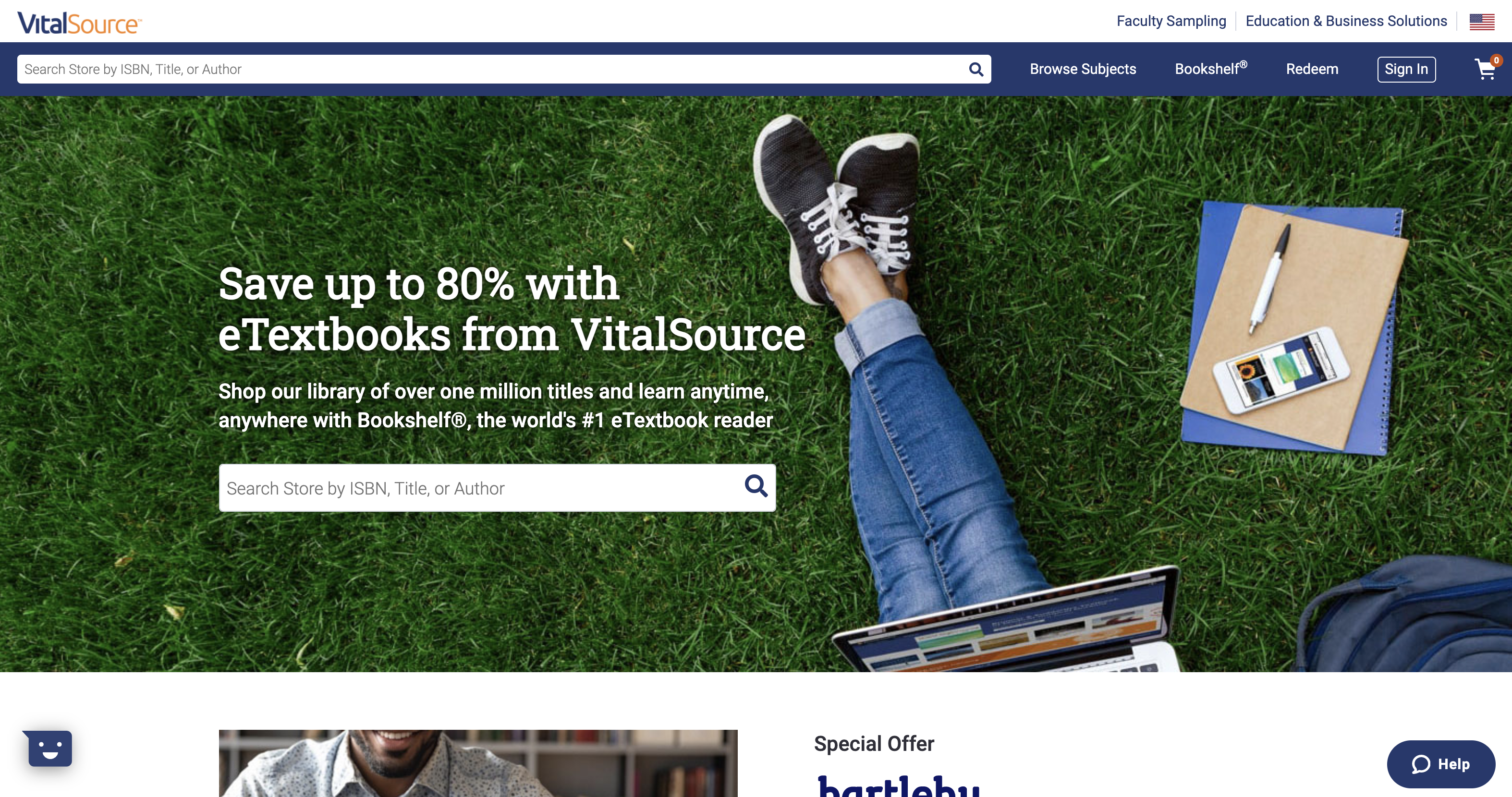 vitalsource homepage 