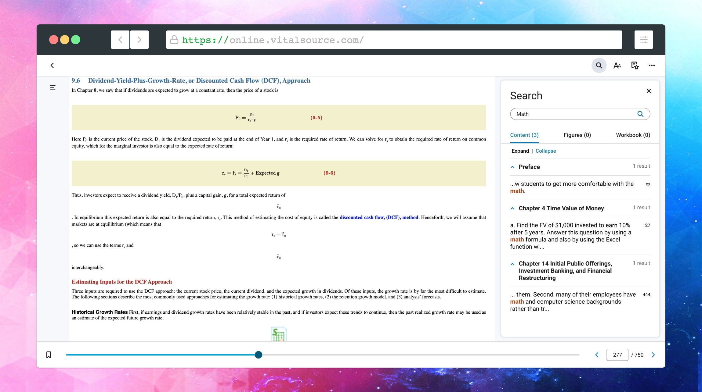 Bookshelf eTextBook Search VitalSource Support