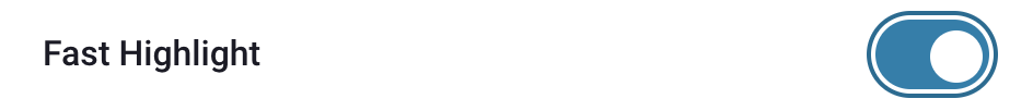 fast hightlight toggle