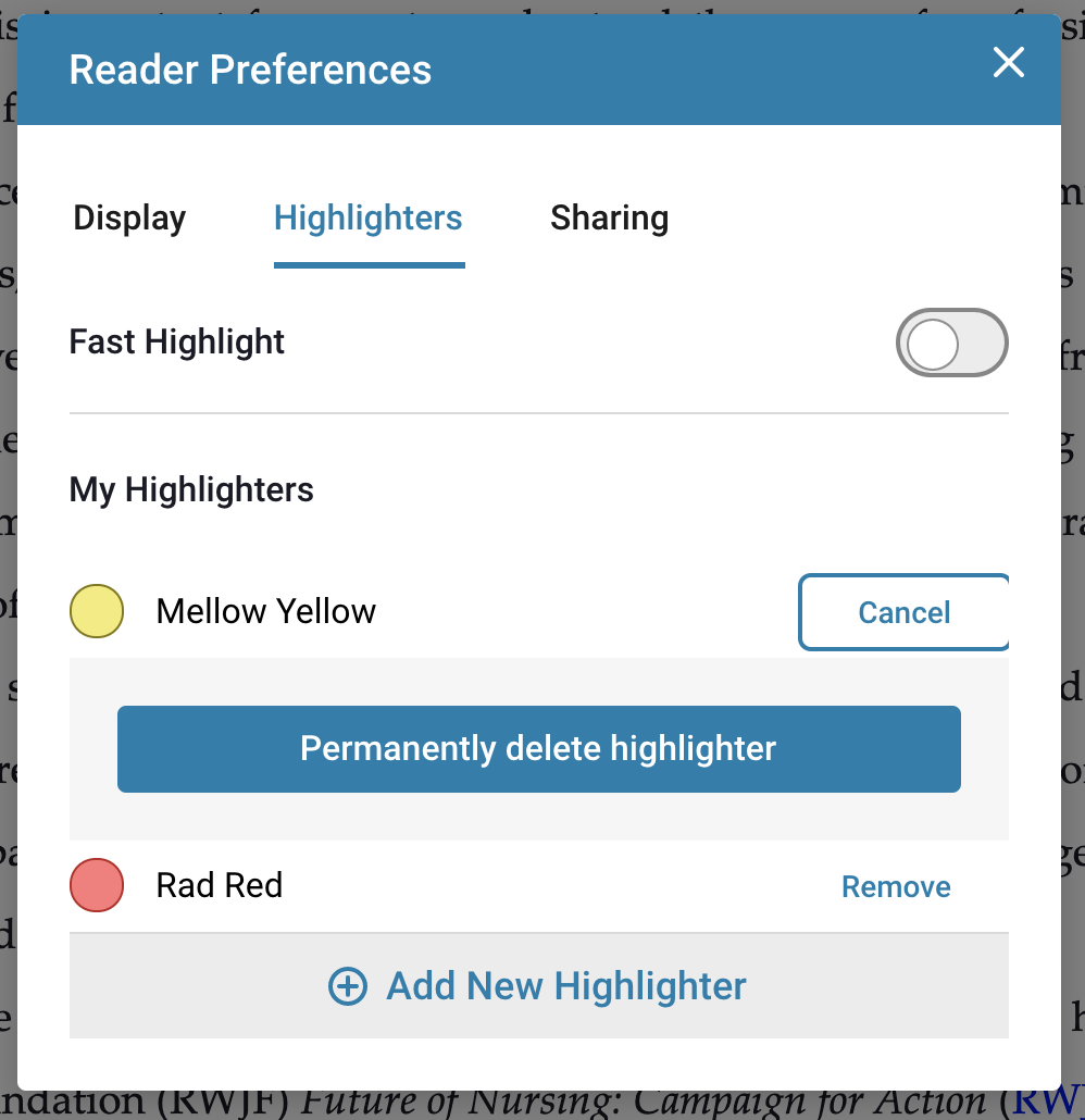 remove hightlighter step one