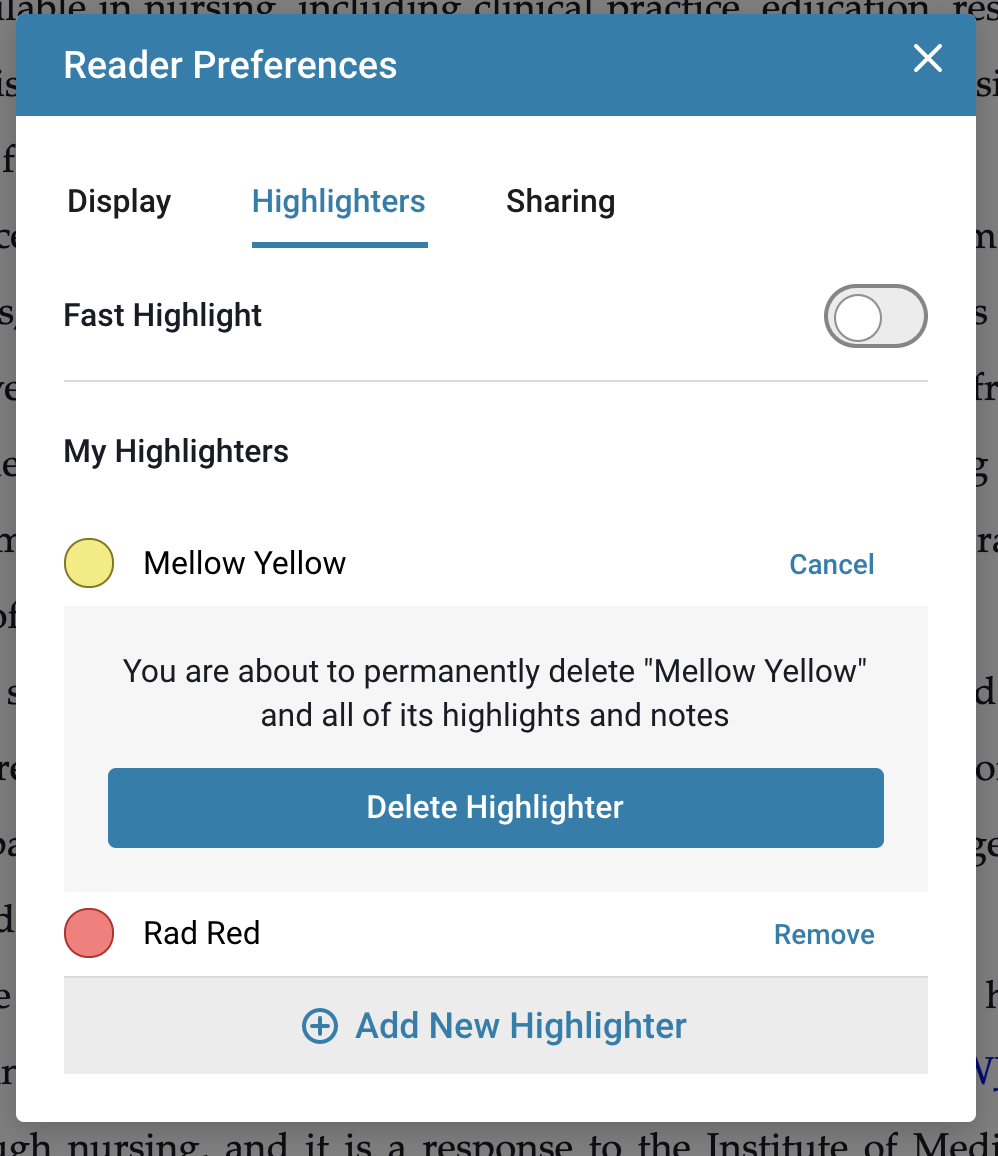 remove hightlighter step two